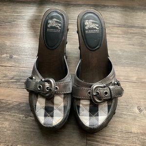 Burberry Wooden Clogs